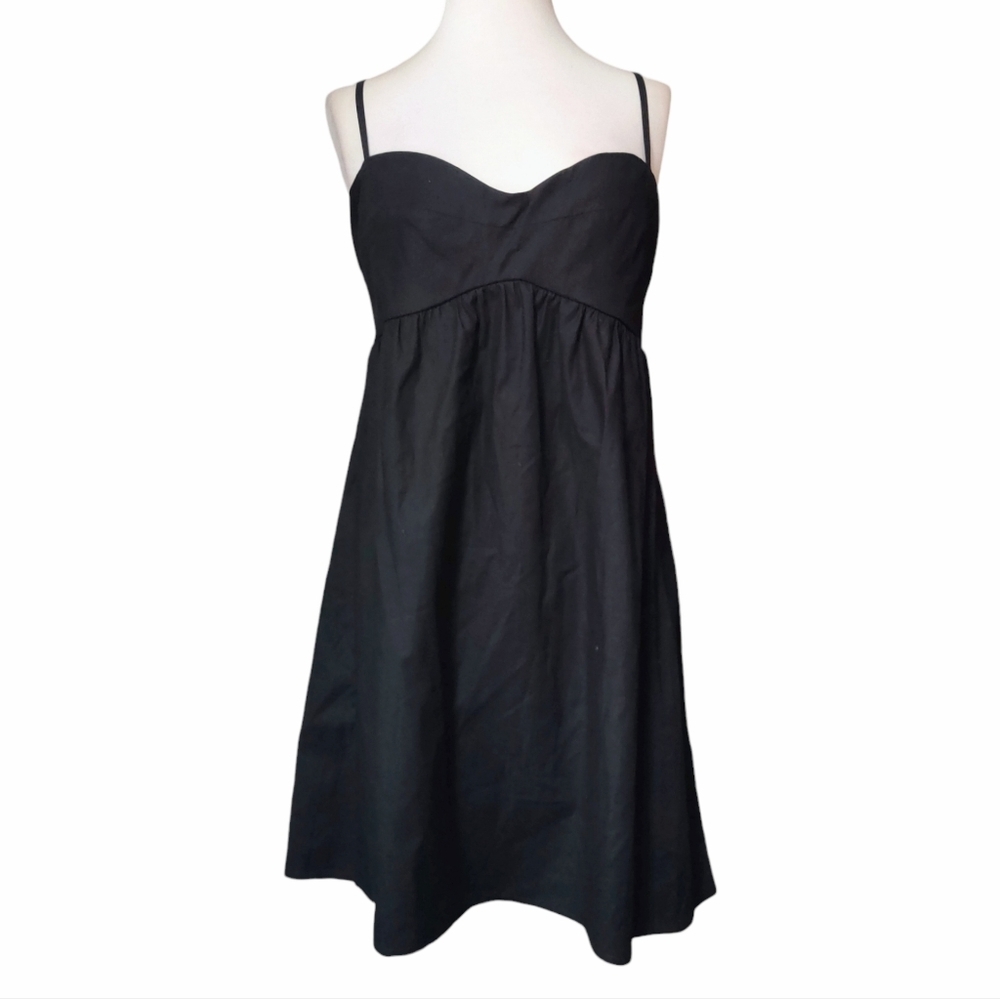 Reformation Black Sleeveless Sweetheart Midi Dress